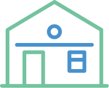 icon for house building